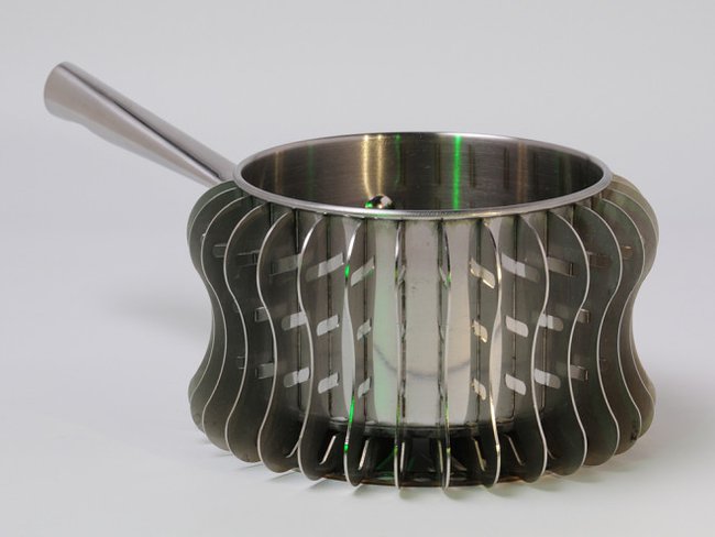 Natural gas saving pan