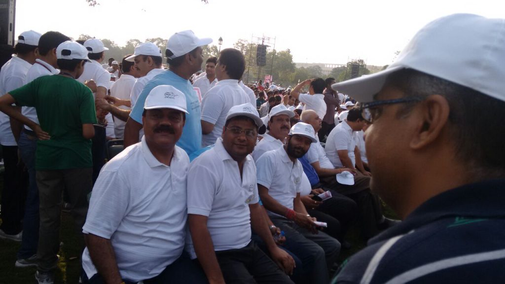 GAIL team at the Rafi Marg kick off