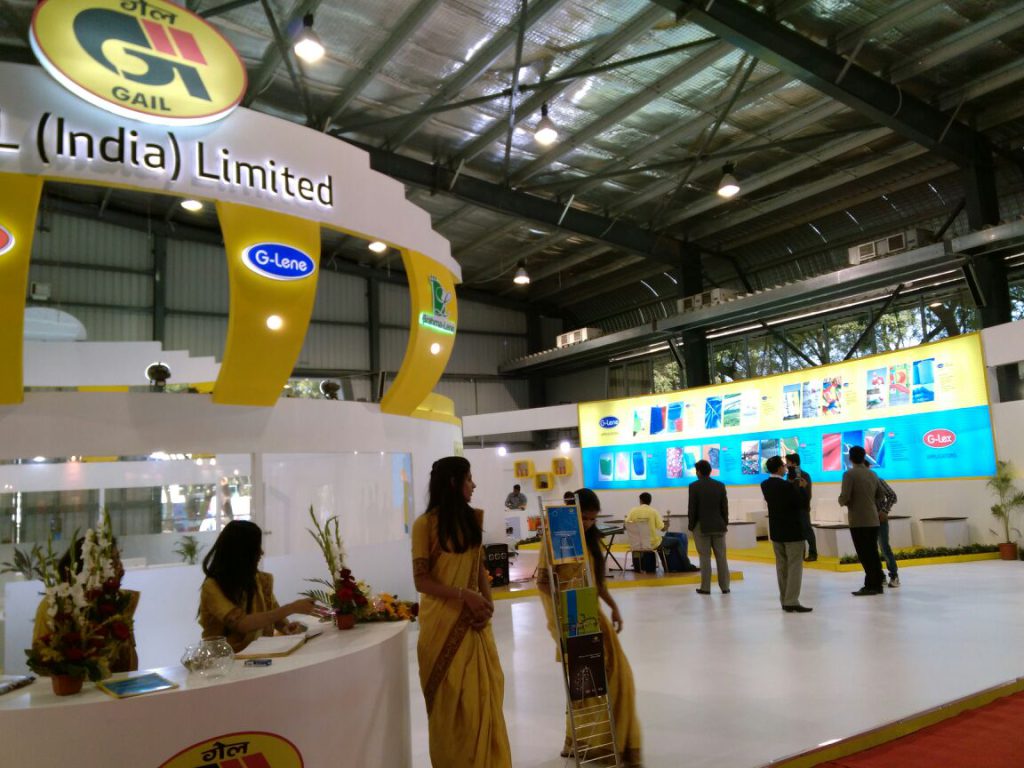 GAIL pavilion - we won the most innovative stall award at the event.